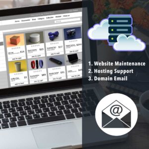 Website Maintenance with Hosting and Domain Email
