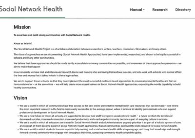 Social Network Health - About Us
